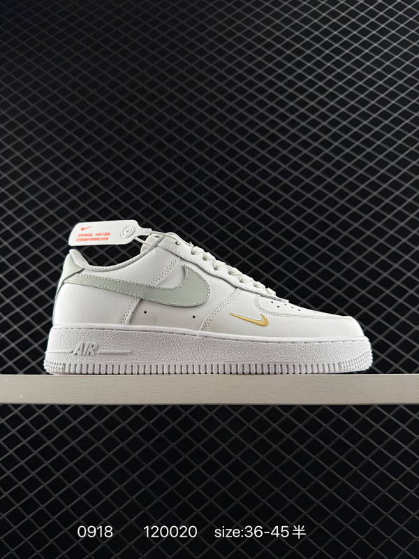 100 公司级✅NIke Air Force 1 '07 Low 空军一号低帮 运动鞋 休闲鞋 折边针车 工艺难度大 原楦头原纸板 原装鞋盒 定制五金配件 内置全掌气垫 原厂鞋底  货号: CZ027