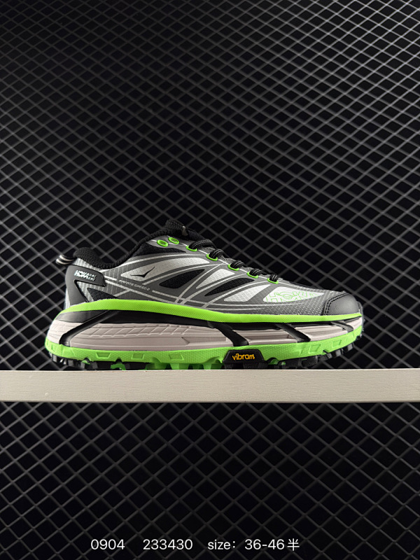 150 Hoka Mafate Speed 2 超轻厚底轻量山地跑步鞋  原装轻量化材料Fresh Foam 超轻量中底全部用料过3C认证 滚动平衡科技减少33%能量消耗   货号: 1126851