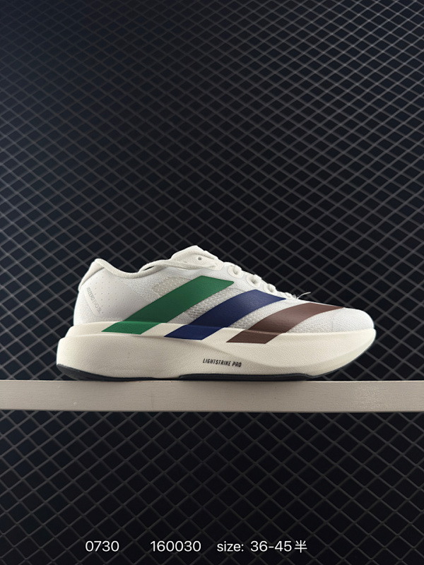150 公司级✅Adidas Adizero Adios Pro Evo 1马拉松飞线贾卡轻质透气休闲运动跑步鞋 采用双层透气网纱 Flywire动态飞线绑缚鞋面材质 内置Zoom小气垫装置  货号: