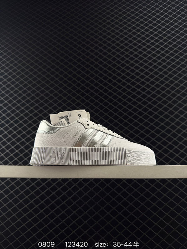 100 阿迪达斯adidas 三叶草 Originals Samba Rose W桑巴系列松糕百搭经典板鞋  尺码：35⅔ 36 36⅔ 37⅓ 38 38⅔ 39⅓ 40 40⅔ 41⅓ 42 42