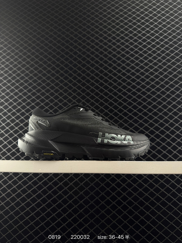 160 公司级✅HOKA ONE ONE M MAFATE X 时尚舒适 织物减震防滑支撑低帮 越野跑步鞋 货号:1161991 尺码:36 36.5 37.5 38 38.5 39 40 40.5