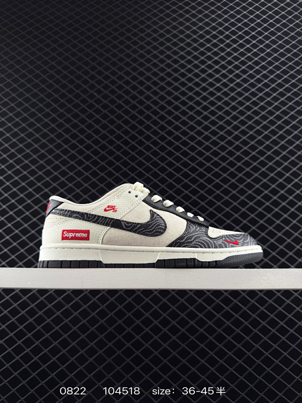 90 耐克NIKE DUNK LOW 扣篮系列 复古低帮休闲运动滑板板鞋 采用脚感柔软舒适ZoomAir气垫 有效吸收滑板等极限运动在落地时带来的冲击力 为街头运动者们提供更好的保护 货号:DJ202