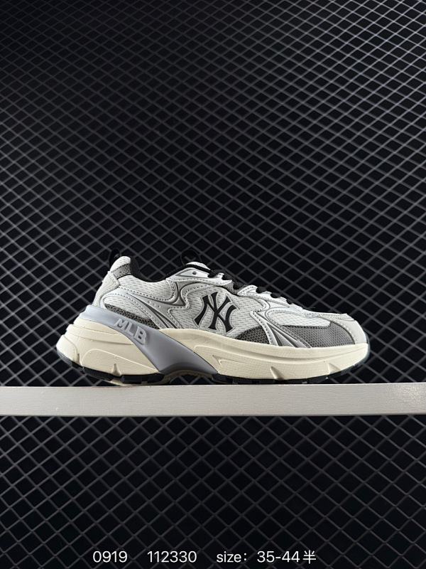 150 公司级✅MLB CHUNKY LINER DENIM 潮流百搭 厚底增高休闲鞋 防滑耐磨 低帮 老爹鞋 货号:3ARNC055N 尺码:35.5 36 36.5 37.5 38 38.5 39