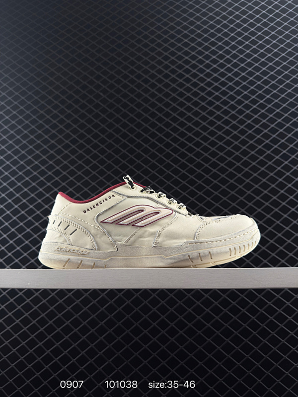 190 公司级✅Balenciaga巴黎世家 Hamptons Worn-Out 圆头系带做旧低帮板鞋 货号:841765 WCURS 9000 尺码:35-46 ID:101038  详情