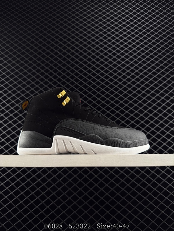 110 ✅Nike Air Jordan 12 防滑 高帮 AJ12代复古篮球鞋 货号:130690-017 ID:161522 Size:40～47  详情          ¥ 110