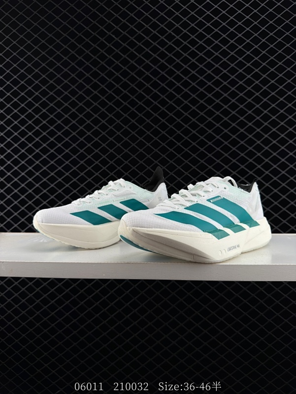 160 公司级✅Adidas Adizero Adios Pro 4M 马拉松飞线贾卡轻质透气休闲运动跑步鞋 采用双层透气网纱 Flywire动态飞线绑缚鞋面材质 内置Zoom小气垫装置  货号：JR