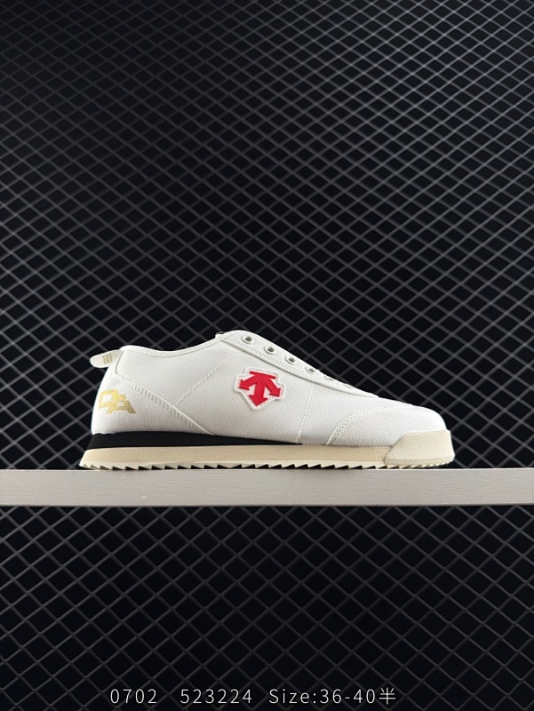 120 公司级✅DESCENTE迪桑特CHRON系列男女同款CHRON复古运动休闲鞋帆布鞋！ 货号：D4231LSN14 Size：36-40带半码 编码：523224