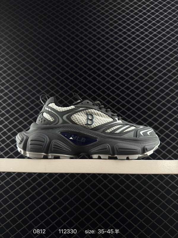 150 MLB/韩国F&F旗下运动品牌 男女鞋真标半码制，采用荔枝纹纤维革面鞋面材质，5cm厘米外增高轻质发泡中底组合耐磨橡胶外底片❗️2022ss春季学院穿搭爆款Korea韩国限定，联乘NY美国