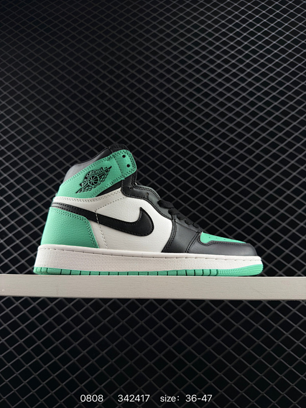 85 Union x Fragment Design x Air Jordan 1 Retro High OG 高帮 藤原浩黑白蓝拼接 AJ1 乔丹1代 aj1 乔1 高邦 黑白蓝拼接 乔丹篮球鞋系列