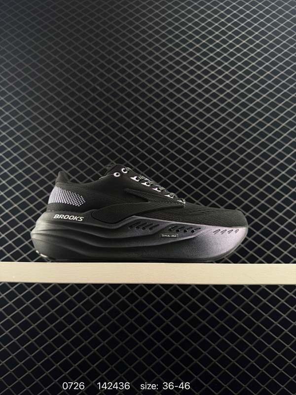 180 布鲁克斯 Brooks Glycerin Max 布鲁克斯 男子缓震马拉松慢跑鞋 #广东超临界大底 原楦原纸板 客供原厂材料开发 极致一眼正品既视感  货号：1104471D099 尺码：36