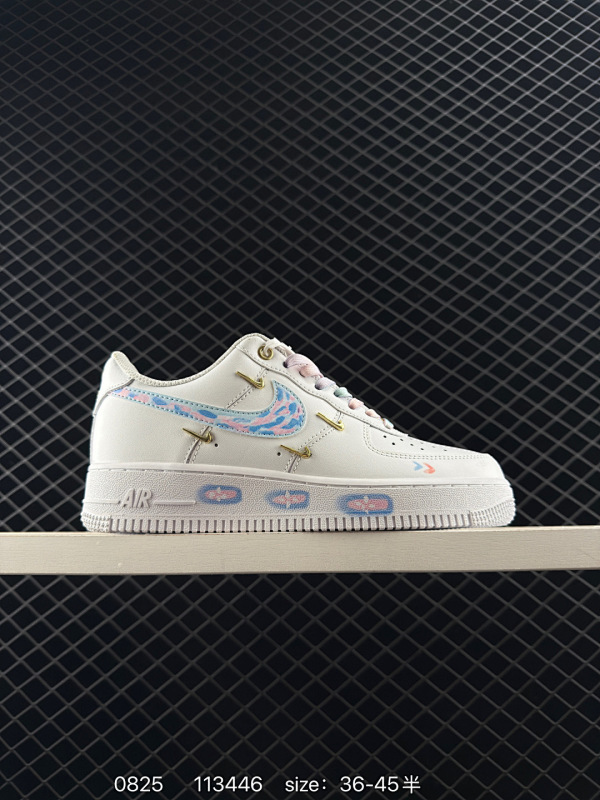 230 NIKE AIR FORCE 1‘07  原楦头原纸板 打造纯正低帮空军版型 专注外贸渠道 全掌内置蜂窝气垫  原盒配件 原厂中底钢印、拉帮完美  官方货号:ZH0316-021 Size:3