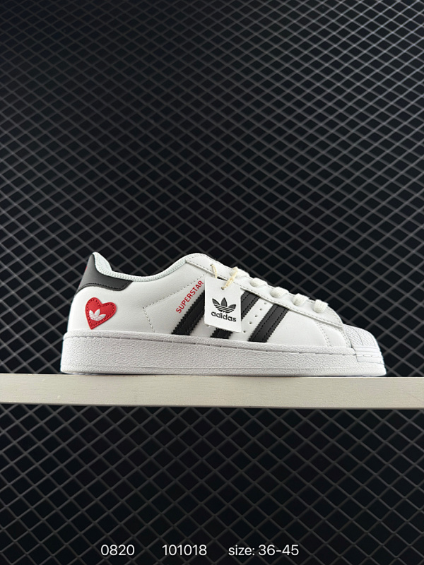 90 真标✅阿迪达斯Adidas三叶草 Originals Superstar 贝壳头系列低帮经典百搭休闲运动板鞋 货号:FZ1807 尺码:35 36 36.5 37 38 38.5 39 40 4