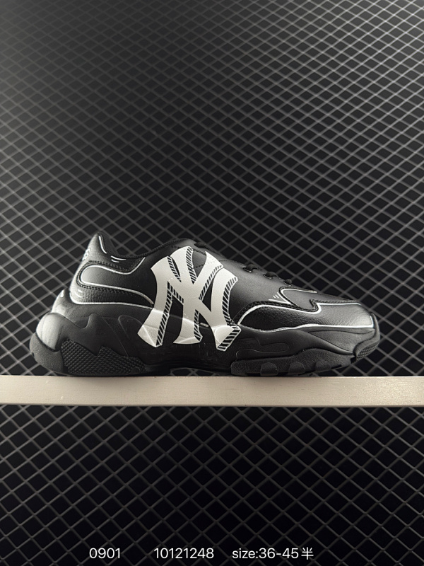 240 公司级✅MLB BIGBALL CHUNKY PIXEL ‘DIY定制’ 简约时尚 百搭 包裹性保暖防滑防水减震 低帮 板鞋 货号:32SHC101N 尺码:36 36.5 37.