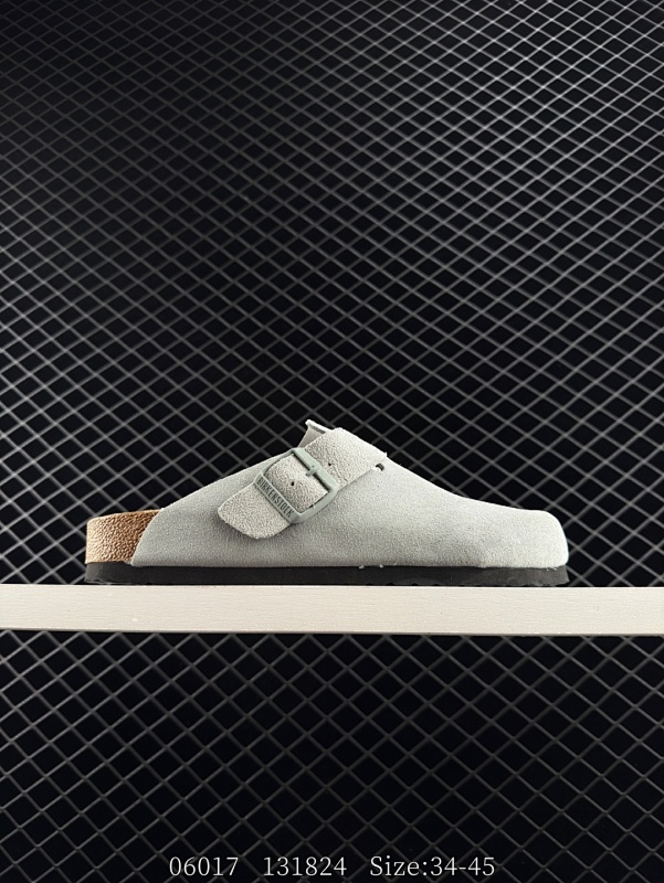 120 ✅博肯 Birkenstock 人字拖鞋 广东原产#德国百年知名鞋履品牌·博肯Birkenstock 勃肯人字拖鞋#采用质地柔软牛皮绒面材质#中底搭载缓震软木橡胶 其特有的鞋床设计，贴合脚面穿