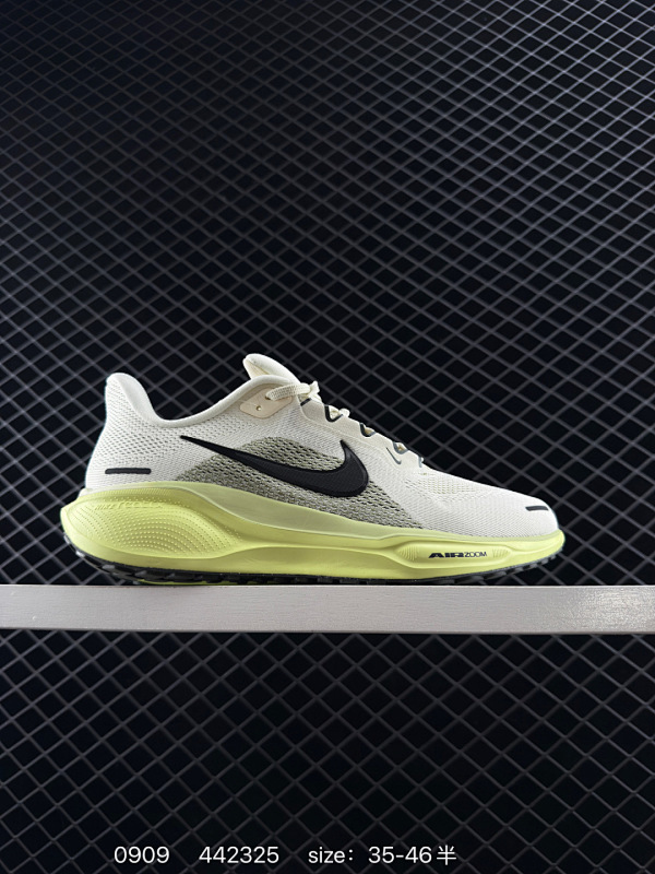 125 Nike Air Zoom Pegasus 41 耐克 飞马41代 低帮 绿色 舒适百搭双层织物耐磨透气低邦马拉松跑步鞋 鞋款透气网眼是一种结合了织带和网眼布料的鞋面设计，用于提供额外的支持和
