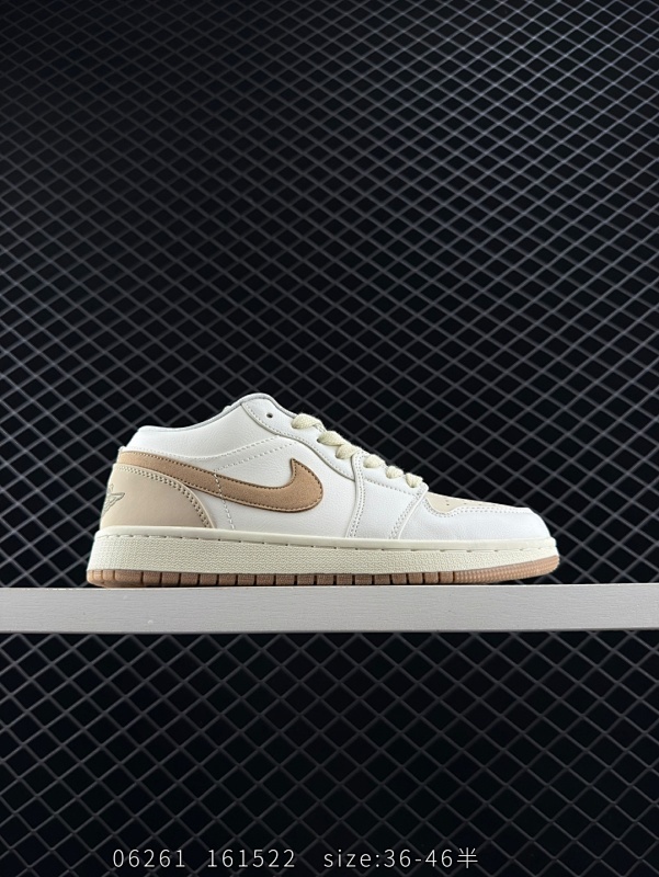 110 Air Jordan 1 Low "Premium" 低帮 帆白四色鸳鸯勾 AJ1 乔丹1代 aj1 乔1 低邦 帆布鸳鸯 乔丹篮球鞋系列 本次以"Premium"高级版本呈现，鞋身整体以帆白