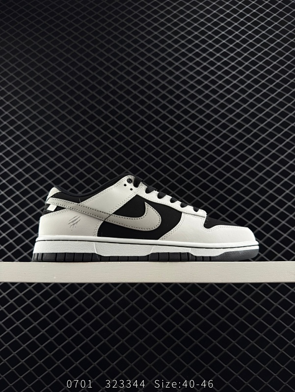 220 真标✅耐克NIKE DUNK LOW RETRO 扣篮系列低帮休闲运动滑板板鞋 货号：WB0414 002 尺码：40 41 42 43 44 45 46 编码：323344  详情