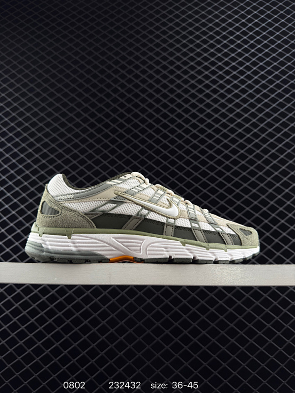 160 耐克Nike P-6000 系列低帮复古老爹风休闲运动舒适慢跑鞋  融合 Pegasus 过往运动鞋设计 助力 21 世纪早期跑步运动跃升时尚新高度 采用透气网眼布、运动风格线条和耐穿覆面 兼