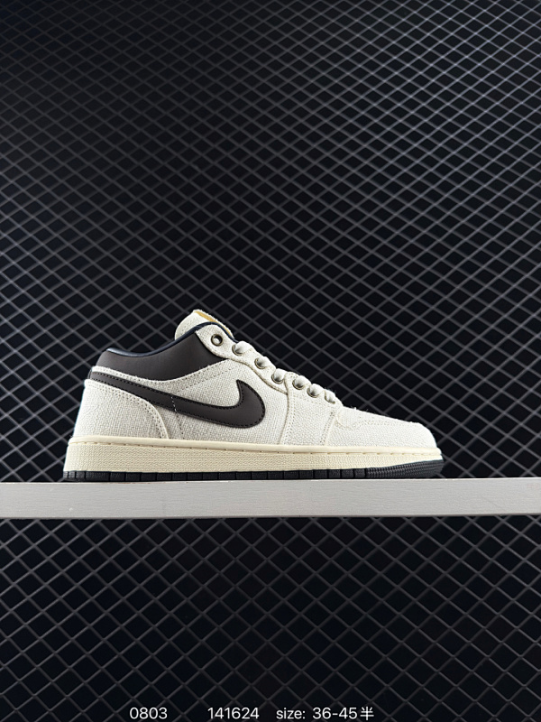 120 乔丹Air Jordan 1 Low AJ1低帮系列篮球鞋 官方同步配色 原装级产物  货号：IB8058 110 #拒绝公底 立体型 细节完美 高清洁度 编号：141624 尺码：36～45