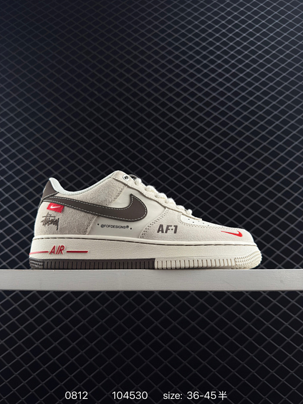 150 耐克Nike Air Force 1"07 Low 空军一号低帮休闲板鞋 SJ6698 011 原楦头原纸板 原装鞋盒 内置全掌气垫 原厂鞋底   码数：36 36.5 37.5 38 38.