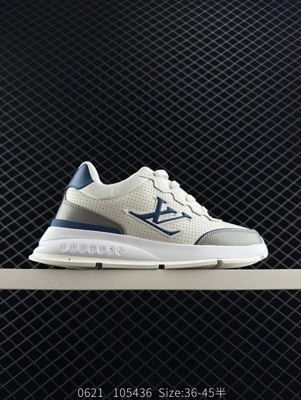 180 真标✅Louis Vuitton Trainer Sneaker Low 全新 LV 路易威登 休闲运动文化百搭板鞋 ！ 货号：DM220208014873 Size：36-45带半码