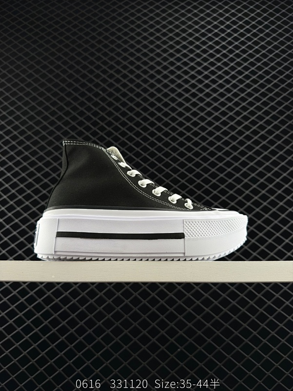 100 CONVERSE匡威 Double Stack男女休闲运动胶鞋双层厚底鞋 白低 ​尺码：35-44带半码 编码：331120  详情     ¥ 100