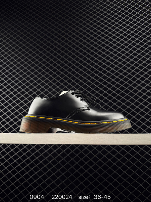 120 公司级✅Dr.martens马汀博士 Martens 1461 Smooth Leather Platform系列松糕低帮英伦骑士朋克复古机车厚底粗跟 马丁靴  采用硬质牛培开边珠牛培皮打造鞋