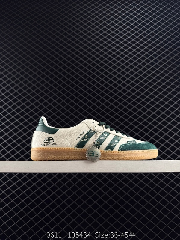 170 公司级✅Adidas Originals Samba OG ‘DIY’桑巴舞系列 阿迪达斯 三叶草绅士德训足球风百搭低帮休闲运动板鞋 原装头层材料 用料绝不含糊 独家版型蒸餾加工帶來的是更好的