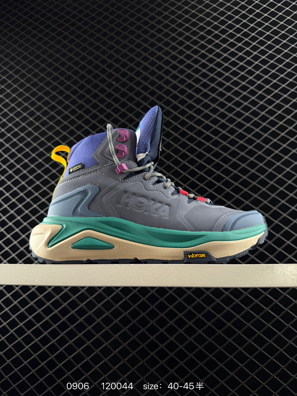 220  公司级✅HOKA ONE ONE KAHA 3 HIGH GTX 高帮专业越野跑步鞋 实拍首发  更全面的性能再度进化 更舒适 更强保护  采用Vibram MEGAGRIP超强抓地外底 鲨