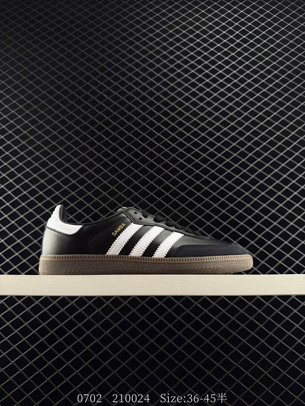 120 头层✅阿迪Samba OG 桑巴低帮休闲板鞋 外贸订单 市售TO梯队品质 高端零售平台专供品质 全鞋身采用头层牛皮 包括鞋舌也是头层皮 私模大底 非市面公底  货号：B75807 尺码：36