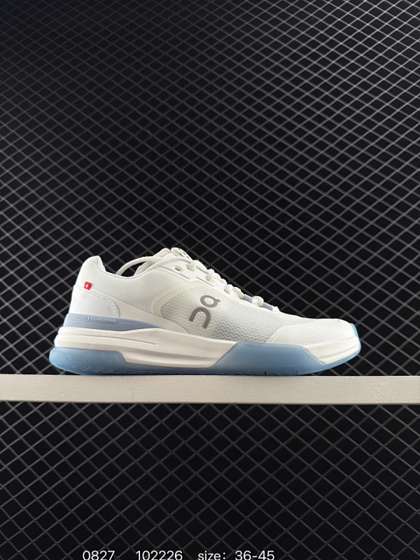 130 On昂跑 THE ROGER Advantage Pro 织物人造革 柔软舒适 透气 低帮 网球鞋 男款 白蓝 尺码：如图 编码：102226  详情          ¥ 130