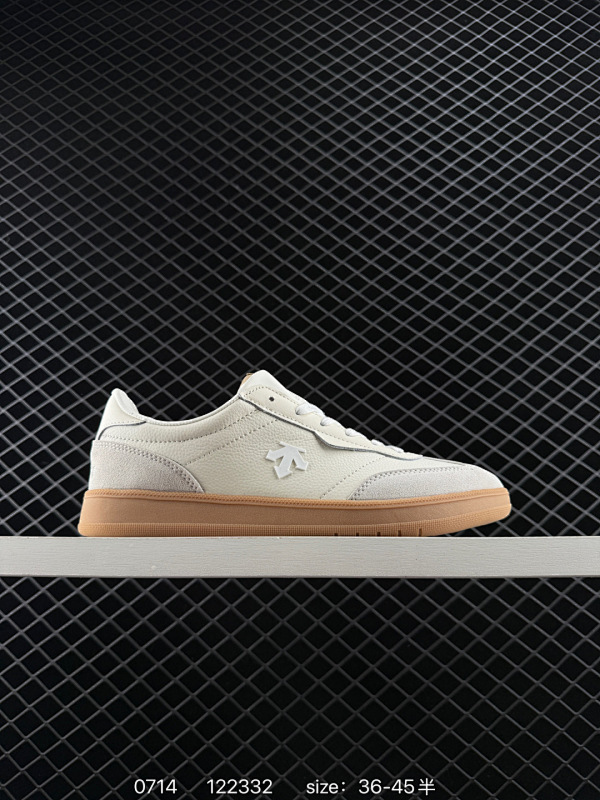 160 公司级✅迪桑特DESCENTE CHRON COURT SB 复古轻质 耐磨低帮 生活休闲鞋 货号:D5291LSN53 尺码:如图 编码：122332  详情          ¥ 160