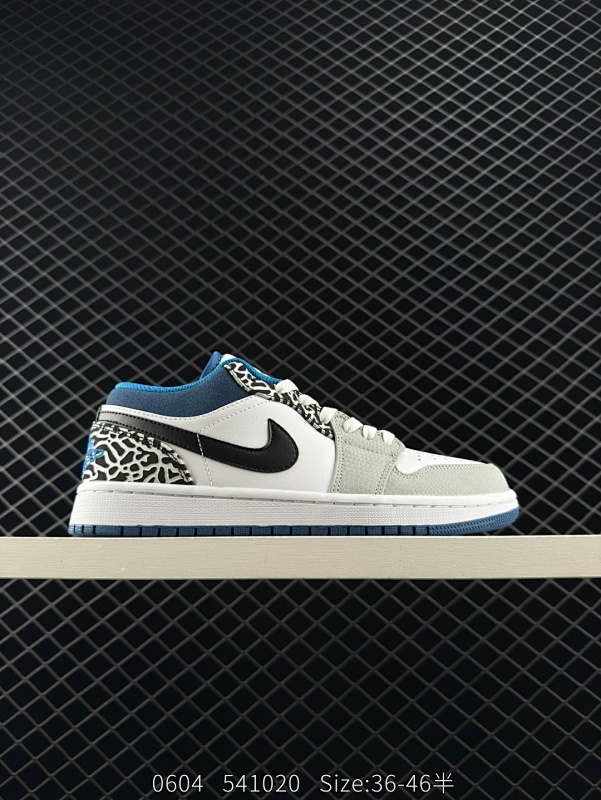 100 【真标】耐克 乔丹Air Jordan 1 Low AJ1 乔1 乔丹1代aj1 低帮复古文化休闲运动篮球鞋。该鞋款从 1985 年元年款汲取设计灵感，焕新演绎简约经典外观，让人感到熟悉的同时