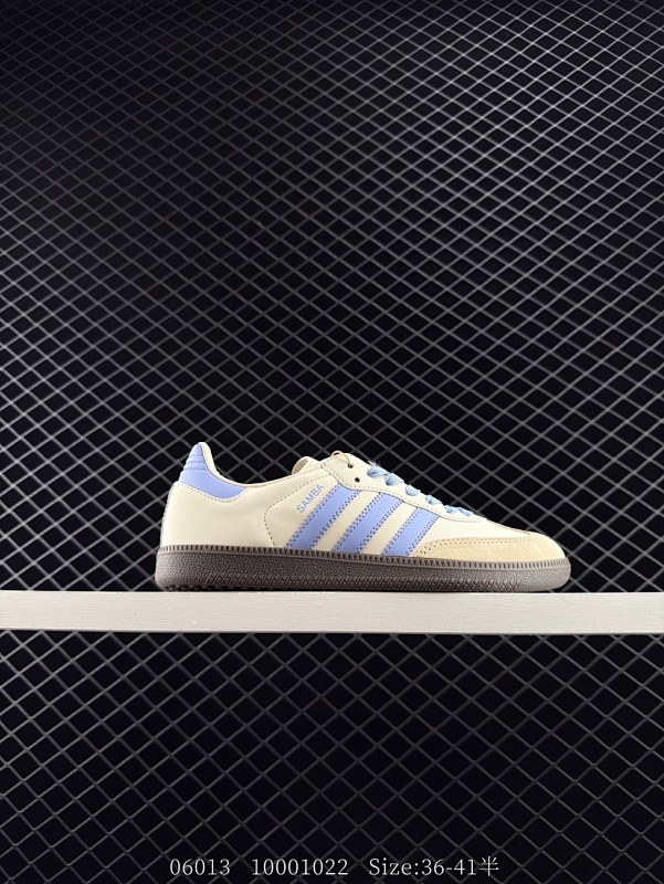 110 阿迪达斯三叶草Adidas Originals Samba 桑巴舞系列绅士德训足球风百搭低帮休闲运动板鞋 货号：JI2678 尺码：36-41带半码 编码：10001022 全文  详情