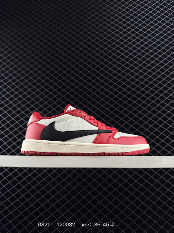 160 Travis Scott x Air Jordan 1 Low "Canary" 低帮 黄白蓝倒勾联名 AJ1 乔丹1代 aj1 乔1 低邦 黄白倒勾联名 乔丹篮球鞋系列 鞋身延续了此前的设计