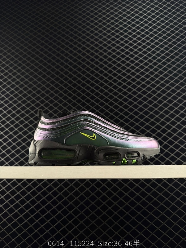 120 耐克 Nike Air Max 97 耐克97款全掌气垫缓震跑步鞋 子弹头复刻 织物材质运动鞋 货号：II1714 900 Size：36-46带半码 编码：115224