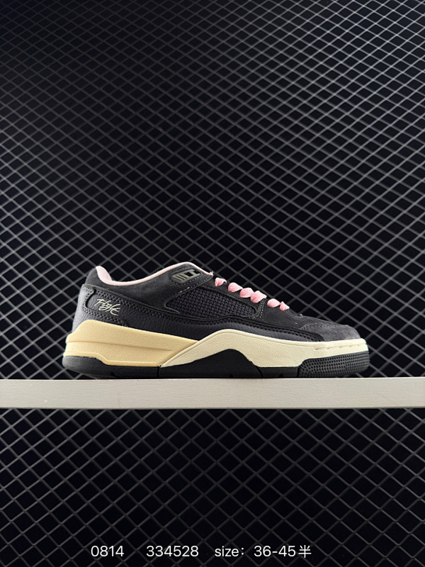 140 耐克 NIKE 乔丹 JORDAN FLIGHT COURT 时尚休闲 防滑耐磨 低帮运动鞋 复古篮球鞋 男女同款 Jordan「新鞋型」又来了！新配色曝光！滑板与篮球的有机结合，使得鞋款呈现