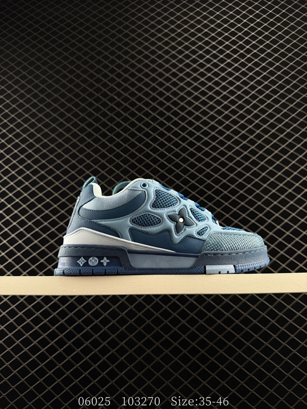 350  ✅全新LV路易威登Louis Vuitton Trainer Sneaker Low休闲运动文化百搭板鞋  货号：AE5U3BMI61N400 Size：35-46 编码：103270  详