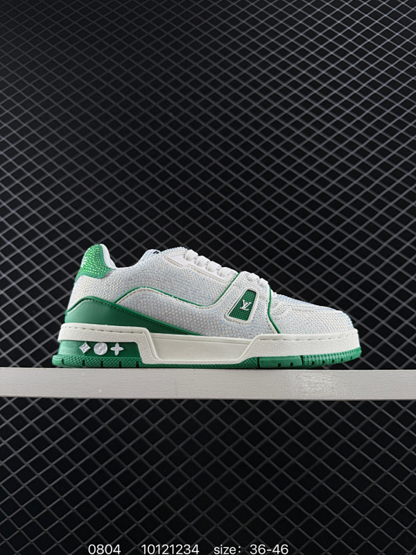 170 公司级✅路易威登/Louis Vuitton  LV路易威登板鞋       新款 LV Trainer最新配色运动鞋  L家 篮球鞋风格运动鞋   该鞋由艺术总监 VIRGIL ABLOH设