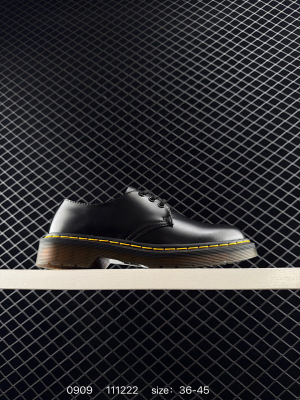 110 经典万年青款式，著名工鞋品牌-马汀博士Dr. Martens Bex 8-Eye Boot 1460低帮系列复古系带全皮工装马丁靴 货号：R11822202