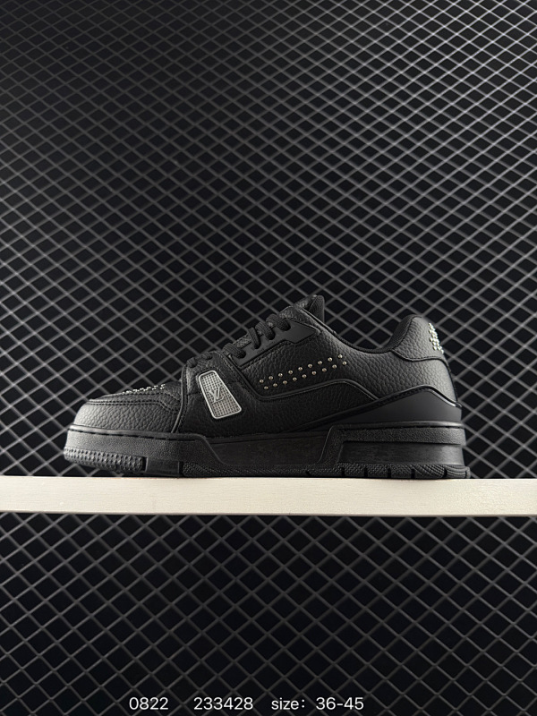 140 LV 联名款 LOUIS VUITTON升级原楦原纸版数据开发版型#这双“变胖”了的Trainer好受瞩目「又大又圆」,全新【LV路易威登Louis Vuitton】 Trainer Maxi