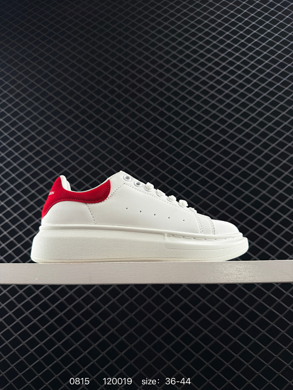 95 ✅意大利高奢品牌Alexander McQueen亚历山大·麦昆 Sole Leather Sneakers低帮时装厚底休闲运动小白鞋 货号:553770 WHGP790 9063 尺码:如图