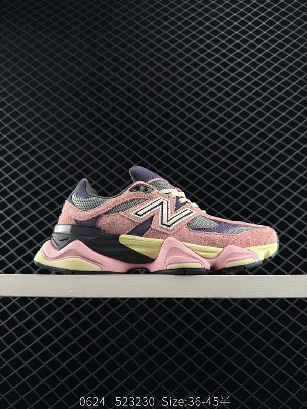 150 New Balance NB 9060 复古单品 鞋款灵感源自设计师本人对夏日的怀日回忆。鞋面大身由空间双格及磨砂鞋面拼接而生，配以柔和、温暖的粉橘色调，夏日氛围拉满采用大面积网眼以及麂皮