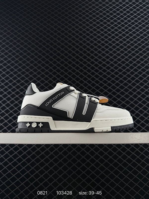 140 真标✅Louis Vuitton Trainer Sneaker Low 全新 LV 路易威登 休闲运动文化百搭板鞋  ID:103428 Size:39～45  详情       ¥ 140