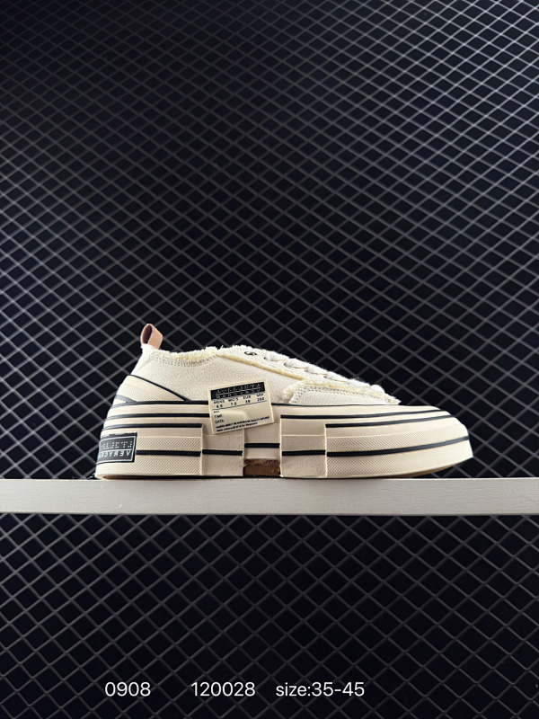 140 东莞纯原版本 xVESSEL G.O.P. Low 全硫化乞丐鞋 吴建豪主理品牌 解构重叠厚底软木低帮硫化板鞋 原版一比一全