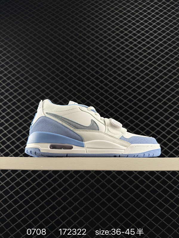 100 Nike Air Jordan Legacy 312 Low耐克乔丹三合一混合版本低帮文化休闲运动篮球鞋 有着交错结合的设计 它的名字就展现出它所包含的鞋款元素 312分别对应了Air Jor