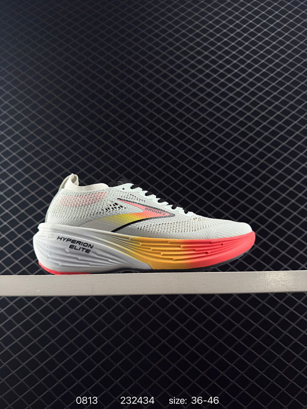 170 Brooks 布鲁克斯 Hyperion Elite 4 超弹轻盈跑步鞋 实拍首发 低帮透气缓震支撑休闲运动慢跑鞋采用改进工程空气网眼组合热熔工艺鞋面材质搭载DNA LOFT V2密度泡棉缓震