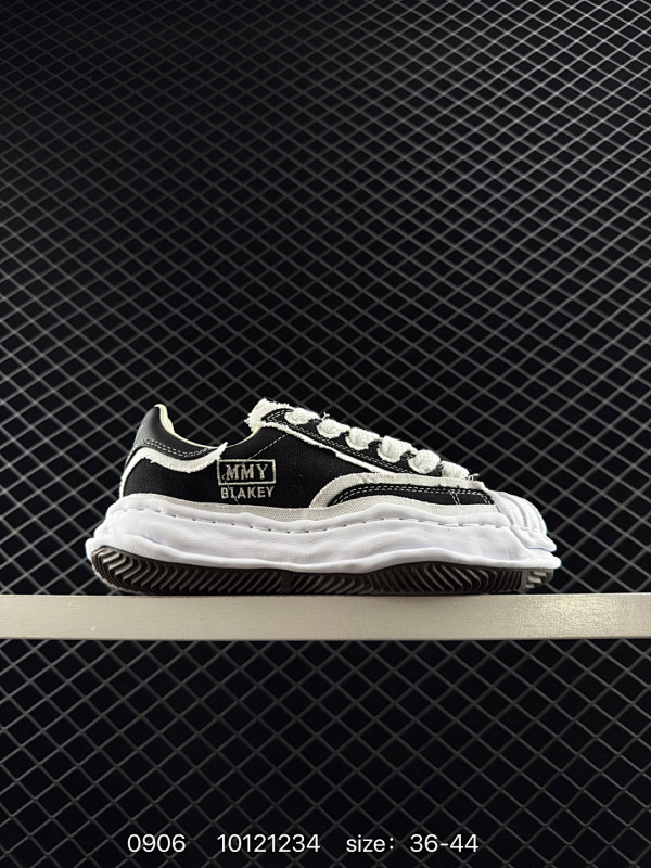 170 余文乐挚爱单品 复古溶解风 日本概念时装设计师･三原康裕品牌MMY/Maison MIHARA YASUHIRO Original Sole Canvas Low 变形溶解雪糕底低帮休闲百搭