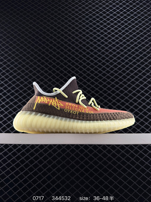 160 ✅阿迪达斯/Adidas YEEZY BOOST 350 V2"Cinder 椰子350 百搭轻便爆米花中底休闲运动慢跑鞋  原厂纱线飞织原面#德国进口机台针织成型#真巴斯夫爆米花材质#原纸板