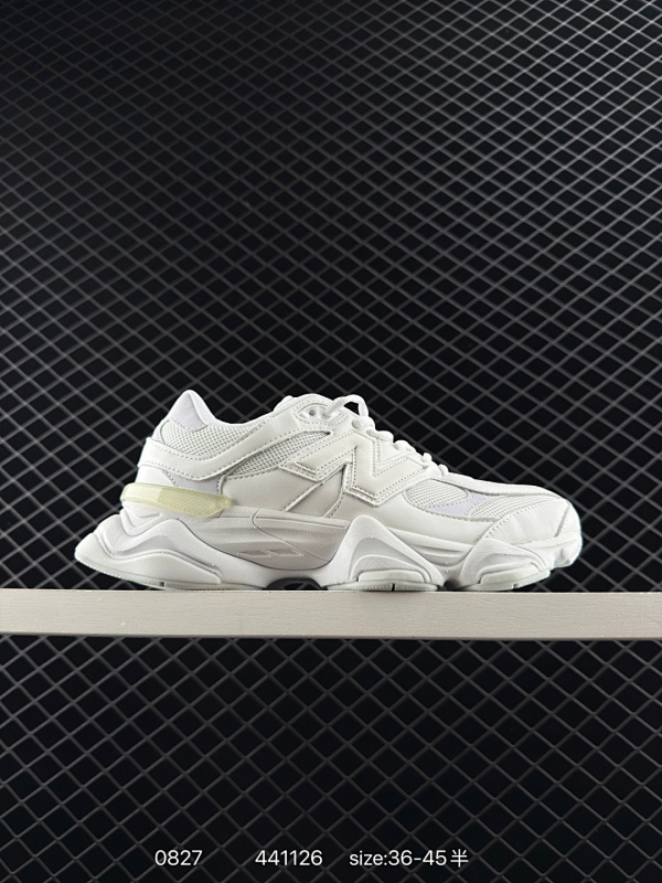 130 公司级✅New Balance 9060系列 新百伦 复古休闲运动慢跑鞋  鞋面大身由空间双格及磨砂鞋面拼接而生  采用大面积网眼以及麂皮材质覆盖鞋身 还原经典气质 搭载ABZORB避震科技